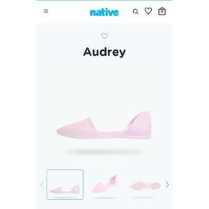 Native Audrey Shoes in Milk Pink